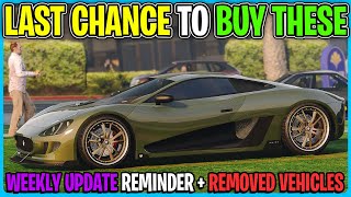 LAST CHANCE To Take Advantage Of This Weeks GTA Online Weekly Update Deals amp Discounts [upl. by Kathe561]