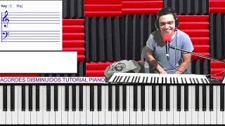 Acordes Disminuidos Tutorial para piano Pianista Cristiano [upl. by Ertsevlis147]