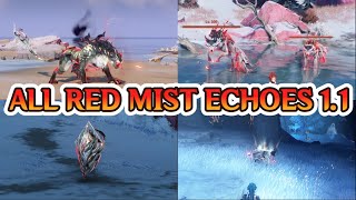 ALL RED MIST ECHO LOCATIONS  Version 11  Wuthering Waves [upl. by Marrissa586]