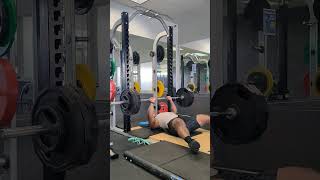 335 lbs Floor Press benchpress bench chest triceps [upl. by Mattie]