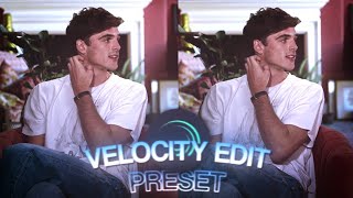 Velocity edit preset  Alight Motion  Tomxxtc™ [upl. by Otila]