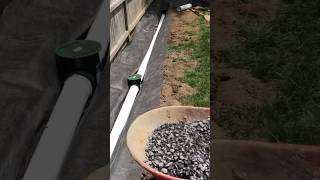 How To Eliminate Water From Flooding Your Yard With A French Drain [upl. by Mufinella]