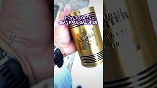 How To Open Jean Paul Gaultier fragrance jeanpaulgaltier cologne perfume [upl. by Margo]