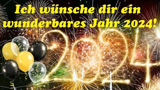 Viel Erfolg fürs neue Jahr 🎇Silvestergrüße 2024✨ Grüße zum Verschicken✉️ [upl. by Utimer]