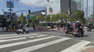 Police presence heightened for Dreamforce conference in SF [upl. by Thordia621]