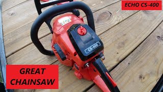 A Great Chainsaw  Echo CS400 [upl. by Burdelle238]