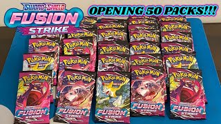 I opened 50 PACKS of FUSION STRIKE to find GENGAR ALT ART  GIVEAWAY pokemon card opening [upl. by Assener]