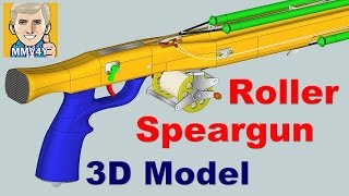 Roller Speargun Design Model [upl. by Leach356]