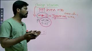 MHSRB Pharmacist I Cheese reaction I Pharmacology I Telangana Grade II pharmacist [upl. by Aisatana743]