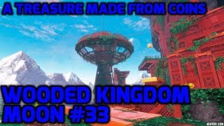 Super Mario Odyssey  Wooded Kingdom Moon 33  A Treasure Made From Coins [upl. by Latnahs532]