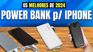 Melhores CARREGADORES PORTÁTEIS para Iphone CustoBenefício 2024 POWER BANK para Iphone 2024 [upl. by Enamrahc122]