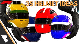 F122  35 Helmet Ideas  2022 Helmets  1 [upl. by Epilihp]