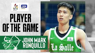 JM Ronquillo NOTCHES 22 PTS for DLSU vs UST 🔥 UAAP SEASON 86 MEN’S VOLLEYBALL [upl. by Mansur]