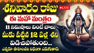 Live  శని స్తోత్రం  Lord Shani Stotram Telugu  Most Powerful Shani Mantra  Devotional Songs [upl. by Linker150]