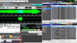 AEQ AudioPLUS radio automation system ENG 0713 [upl. by Nitsirhc537]