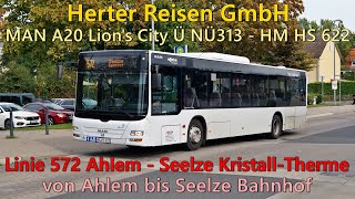 Sound Bus MAN A20 Lions City Ü NÜ313 von Herter Reisen GmbH  HM HS 622 [upl. by Attaymik]