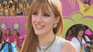 Kids Choice Awards 2013 Shake It Ups Bella Thorne talks about her Jennifer Lawrence girl crush [upl. by Ardnoid]