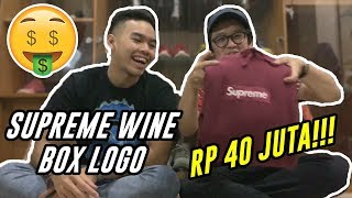 HYPEMANIA  HOODIE SUPREME SEHARGA 40 JUTA RUPIAH [upl. by Eniac]