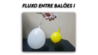 Experimentando Fluxo entre balões I  Airflow between balloons I [upl. by Gallager]