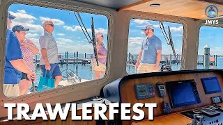 Dock Walk and Talk  Stuart Florida TrawlerFest 2023 [upl. by Garik]