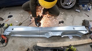 Welding the sills on my 200k miles e36 [upl. by Spanos]