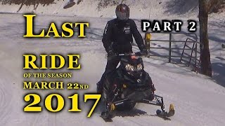 Last Ride of 2017 Season Old Forge 32217 PART 2 [upl. by Yssim]