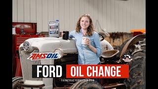 Oil Change for Ford Tractors Easy Step by Step Tutorial Ford Jubilee NAA 600 800 900 and more [upl. by Yokum]