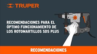 Recomendaciones para el óptimo funcionamiento de los Rotomartillos SDS Plus TRUPER [upl. by Dnumyar]