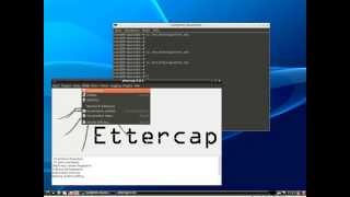 Ettercap 081 in IPv4  IPv6 dualstack network  ARP poisoning with dnsspoof plugin [upl. by Asim]