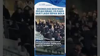 Detik detik Bentrok Suporter Israel vs Paris saat Laga Sepak Bola Lagu Kebangsaan Israel Dicemooh [upl. by Noli]