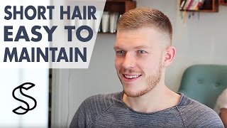 Mens short Hair Inspiration  Easy to Maintain Hairstyle for Men  Slikhaar TV [upl. by Ojillek]