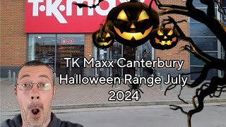 TK Maxx Halloween Range July 2024 [upl. by Modnar]