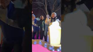 Come with us to the Chicago light festival part 2 paradeoflights lightsonfest singingfamily [upl. by Jews]