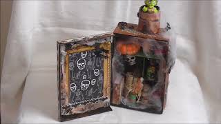 DIY  Apothekerschrank apothecarycabinet Halloween Halloweenbasteln [upl. by Sawyor]