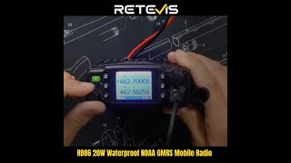 RETEVIS RB86 20W Waterproof NOAA GMRS Mobile Radio [upl. by Cerys]