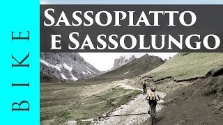 Tour in MTB del Sassopiatto e Sassolungo partendo da Campitello di Fassa [upl. by Lyndsay886]