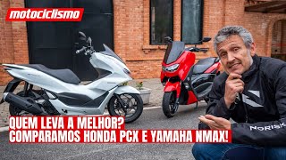 COMPARAMOS HONDA PCX E YAMAHA NMAX [upl. by Dinsdale]