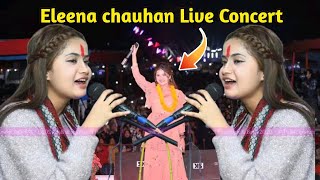 Eleena chauhan Live Performance at Lekhnath mahotsav 2080  EleenaChauhan [upl. by Lattimer]