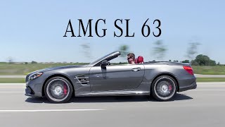 2018 MercedesAMG SL63 Review  Roadster With More Power Than An AMG GTR [upl. by Romulus]