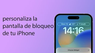 Cómo personalizar la pantalla de bloqueo de tu iPhone [upl. by Ingeberg]