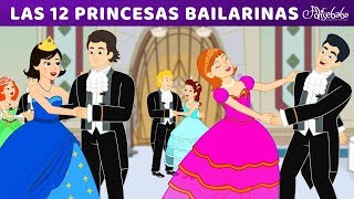 6 Cuentos  Las 12 Princesas Bailarinas y 5 Princesas animados  Cuentos infantiles para dormir [upl. by Kaycee535]