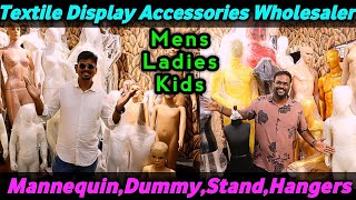 Textile Display Accessories  Mannequin Dummy Hangers Wholesalers  Baby doll  Men Dress Doll [upl. by Neelehtak]