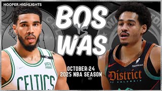 Boston Celtics vs Washington Wizards Full Game Highlights  Oct 24  2025 NBA Season [upl. by Orpheus]