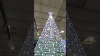 Watch  Christmas Tree Lighted Up  Costco  For A YouTube Shorts  Holiday Video Presentation [upl. by Anuat]