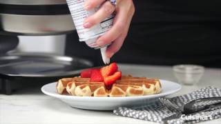 Belgian Waffle Maker  Round Demo WAFF10 [upl. by Merchant]