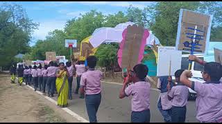 Reading Day Rally by the Students of ST ANTHONYS CONVENT SCHOOL Sirumalai Road Dindigul [upl. by Amory]