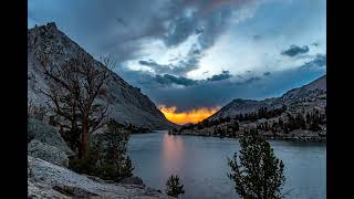 Sunset timelapse looking across Kearsarge Lake [upl. by Sybille765]