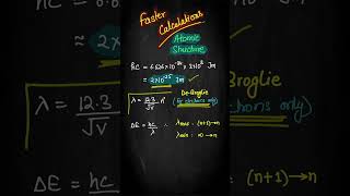 Faster Calculations Atomic Structure jee2024 neetchemistry chemistrynotes [upl. by Seravat936]