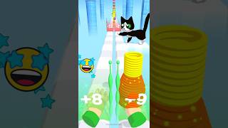 Rainbow Toy Spring Run🌈🐈😻 shorts viralvideo gaming youtubeshorts awrugamer [upl. by Elatnahs744]