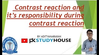 Contrast reaction and its management  Responsibility of radiographer during reaction in RMLIMS pk [upl. by Euqinoj]